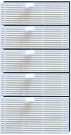 Washable HEPA Filters For Uninell UR3 Robot Vacuum Cleaner, Filter Paper by Lioaeust