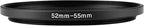 52-55mm Metal Step-Up/Down Ring Adapter Compatible - Image 2
