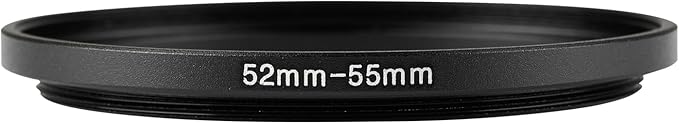 52-55mm Metal Step-Up/Down Ring Adapter Compatible - Image 2