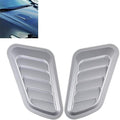 KaTur 1 Pair Universal Car ABS Decorative Air Flow Intake Scoop Turbo Bonnet by KaTur