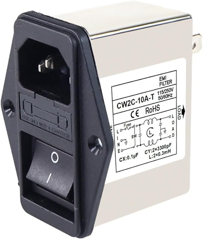 IEC Power Filter, Inlet Power Socket, IEC Socket Power Filter - Image 3