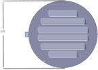 Louvered Vent, Bug Screen, 60ppi Filter, Seal and Cap - Image 7