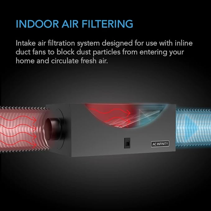 AC Infinity Inline Filter Box 8" - Image 2