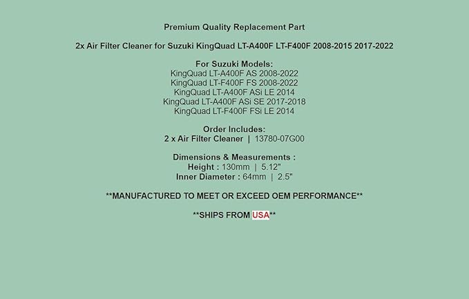 Generic Replacement Air Filter Cleaner - Image 7