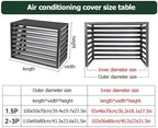 Aluminum Air Conditioner Cover Exterior Air Conditioning Unit Cover Air - Image 5