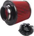 3" 76mm Universal Cold Air Intake Filter by Frtcaty