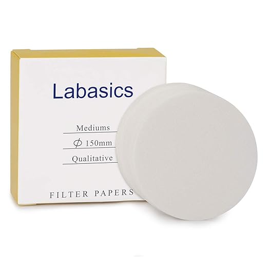 Labasics Qualitative Filter Paper Circles, 150 mm Diameter Cellulose Filter by Labasics