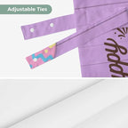 Purple Easter Tie Up Valance Curtains - Image 7