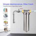 Amwater NSF/ANSI 42 Certification Stainless Steel Filter Housing - Image 5