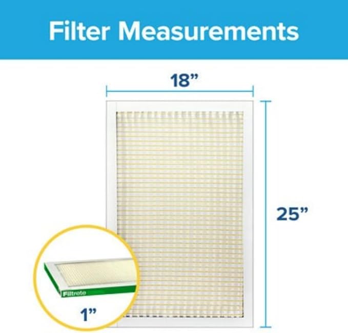 Filtrete 18x25x1 AC Furnace Air Filter, MERV 8, MPR 700, Tough on Pollen - Image 2