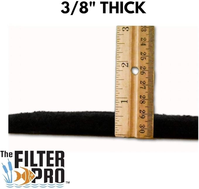 Carbon Fine Filter Media, 3/8" Thick, 5 Pack, Ponds or Water Gardens, Made in - Image 4