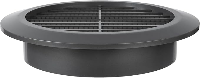 Graphite/Gray 4" Inch Round Ventilation Grille - Image 7