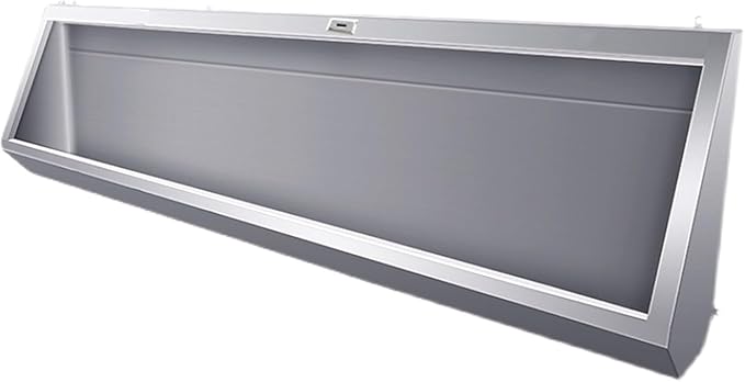 Wall-Mounted Stainless Steel Urinal Trough by Unknown