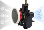 Carburetor Velocity Stack Air Filter Cleaner 55mm Modified Alloy - Image 3