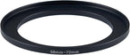 58mm Lens to 72mm Camera Lens Adapter 58mm to 72mm Step Up Ring Adapter Ring - Image 2