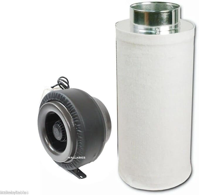 ARC-POWER 8" x 40" Hydro Activated Carbon Scrubber Odor Control Filter by ARC-POWER