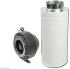 ARC-POWER 8" x 40" Hydro Activated Carbon Scrubber Odor Control Filter by ARC-POWER
