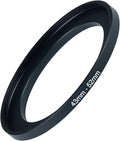 43mm to 52mm Step-up Adapter Rings Filter Adapter Black Metal Step Down Filter by Unknown