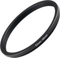 62mm to 58mm Step Up Ring Filter Adapter Black Metal Step up Adapter Rings by Unknown