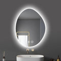 Illuminated LED Bathroom Mirror 500x800mm Wall Mounted Smart Vanity Mirror by Unknown