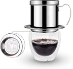 TOPINCN Vietnamese Coffee Drip Filter, Stainless Steel Pour Over Coffee Maker - Image 4