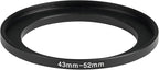 43-52mm Metal Step-Up Ring Adapter Compatible - Image 3