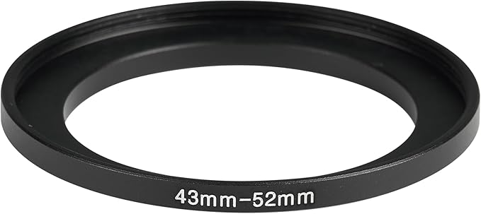43-52mm Metal Step-Up Ring Adapter Compatible - Image 3