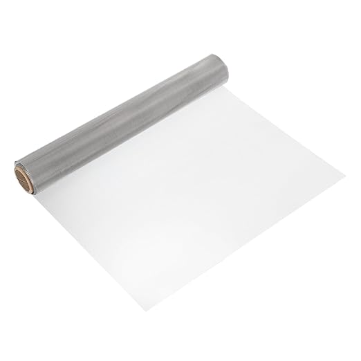 uxcell 40 Mesh 79" x 16" Woven Wire Mesh, 304 Stainless Steel Air Vent Filter by uxcell