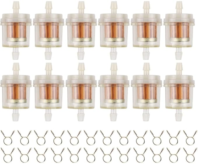 12pcs 1/4 Inch Gas Inline Fuel Filter Compatible - Image 7