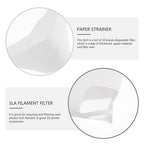 30Pcs Disposable Photosensitive Resin Strainer Funnel 3D Printer Accessories - Image 3