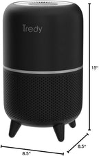 Tredy HEPA Air Purifier for Home Large Room, Ozone Free Captures 99.97% Smoke - Image 8