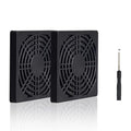 ELUTENG 80mm Fan Filter 2 Pack Ventilation Grill Cover IP40 Dustproof Cool by ELUTENG