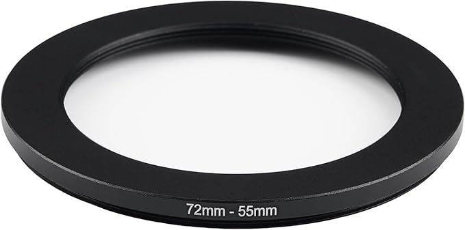 72mm Lens to 55mm Camera Lens Adapter 72mm to 55mm Step Down Ring Adapter Ring - Image 2