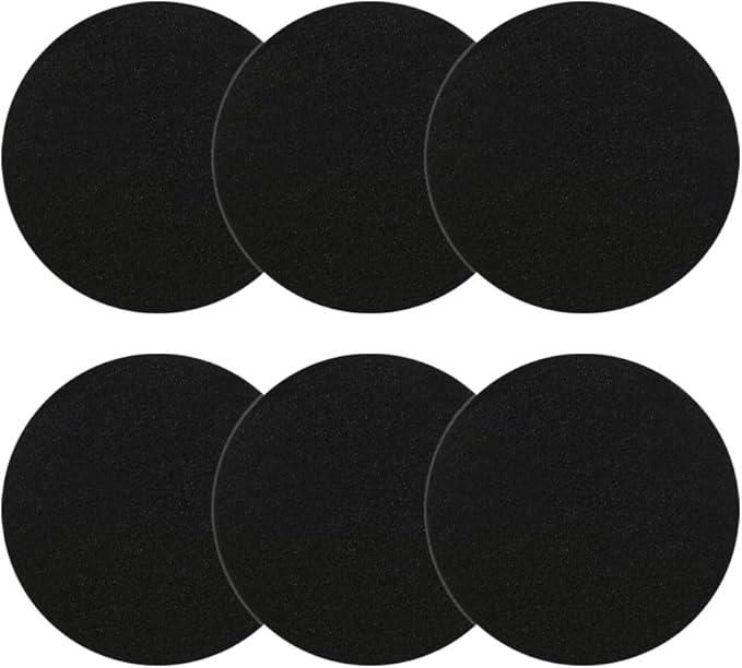 Kitchen Compost Bin Charcoal Filter 7.25 Inch Diameter Extra Thicker & by iUoczi