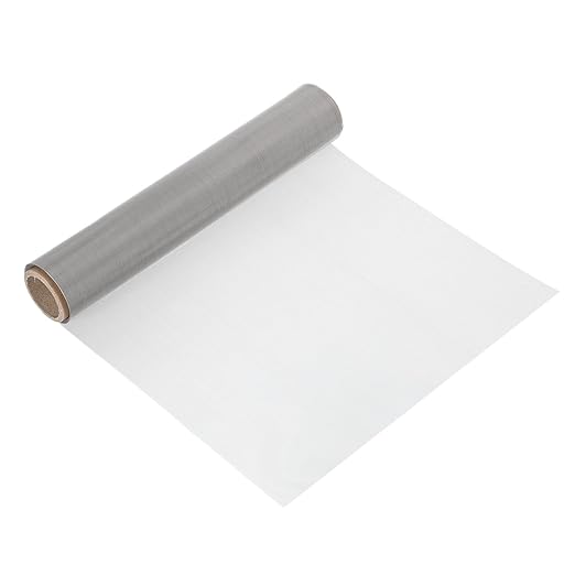 uxcell 50 Mesh 79" x 12" Woven Wire Mesh, 304 Stainless Steel Air Vent Filter by uxcell