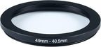 49mm to 40.5mm Step-Down Ring Filter Adapter - Image 2