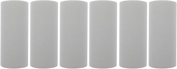 Tier1 10 Micron 10 Inch x 4.5 Inch | 6-Pack Spun Wound Polypropylene Whole by Tier1