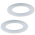 2PCS Kitchen Sink Filter Sealing Ring, Drain Pipe Flat Silicone Gasket by Unknown