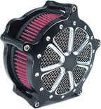 Air Filter Intake Cnc Cut Air Cleaner Venturi Motorcycle Chrome Kit - Image 4