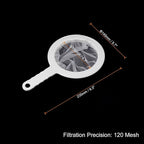 PATIKIL 9"x6" Food Filter Strainer, 120 Mesh Kitchen Mesh Filters Strainers - Image 2