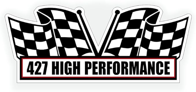 2X Engine Window Air Cleaner Sticker Decal - Image 2