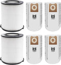 2 Pack Replacement VF4000 Filter by GIBTOOL