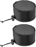 2-Pack Grow Tent Vent Covers Drawstring and Fixed Buckle 20x16.5cm Oxford Cloth by JOINPAYA