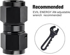 EVIL ENERGY 3AN Female to 3AN Female Straight Swivel Coupler Union Fitting - Image 4