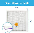 Filtrete 14x14x1 AC Furnace SMART Air Filter, MERV 12, MPR 1500, Track Filter - Image 3