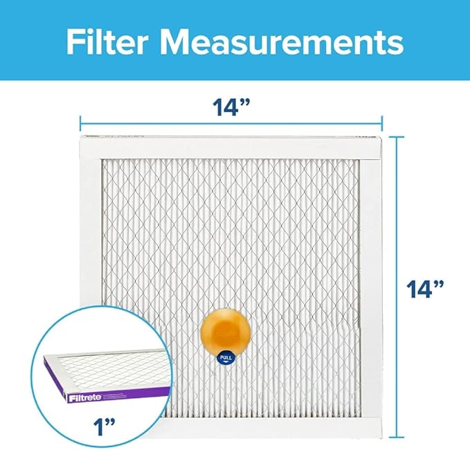 Filtrete 14x14x1 AC Furnace SMART Air Filter, MERV 12, MPR 1500, Track Filter - Image 3