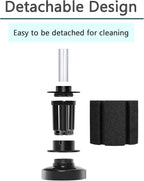 AQUANEAT Aquarium Air Powered Sponge Filter, Fish Tank Bio Bubble Filter - Image 3