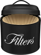 Black Basket Coffee Filter Holder by CORTNK