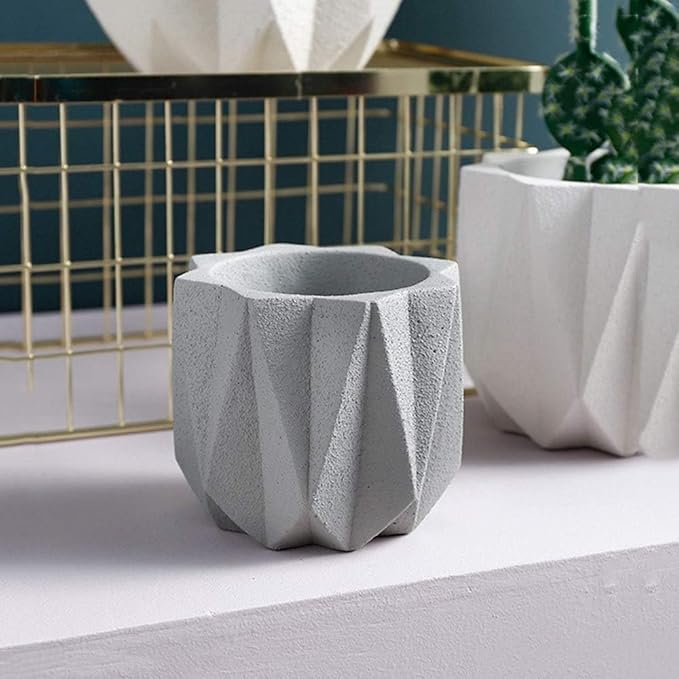 Outdoor Succulent Plantpot Cactus Plant Container Cement Flowerpot Container - Image 6