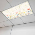 Fluorescent Light Covers for Ceiling Lights Spring Poppy Floral Magnetic Light by Home+L6